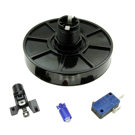 Przycisk BIG Push monostabilny 3A/250V niebieski, podświetlenie 12V