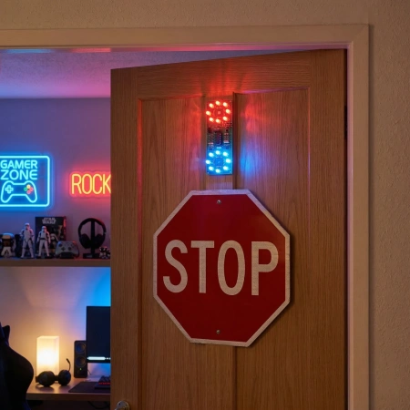 Stroboskop policyjny LED. Zestaw DIY do nauki lutowania AVT EDU621