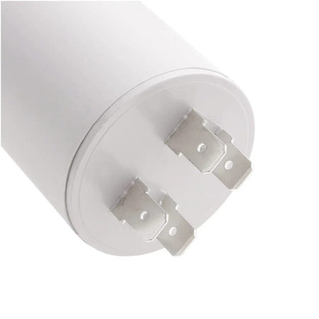 Kondensator rozruchowy do silnika 80µF 450VAC, CBB60, konektory, Ø55 × 125 mm