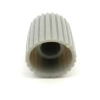 Gałka do potencjometru na oś 6mm - 15x15mm - szara, niebieski znacznik - GS15