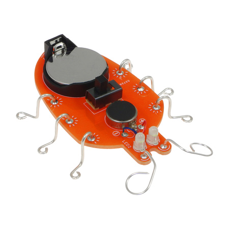 ROBO-BUG DIY - Czerwony wędrujący robaczek LED do zlutowania