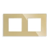 Ramka szklana - podwójna - złota - do modułów Tawoia Glass