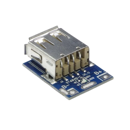 Moduł ładowania USB-C z ochroną ogniw 5V, do budowy powerbanku Li-Po i Li-Ion