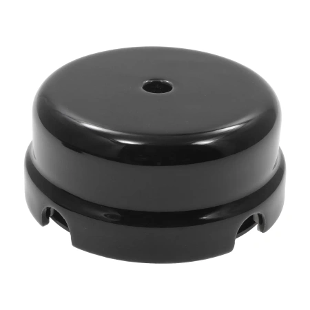 Puszka ceramiczna natynkowa czarna 78x78x35 Ceramic Loft