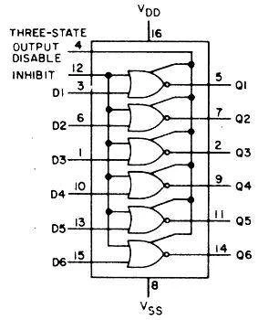 Układ scalony 4502 DIP16