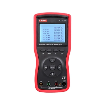 Trójfazowy miernik parametrów elektrycznych [V, A, Hz, kW, VA, VAR] RS232, Uni-T UT267B