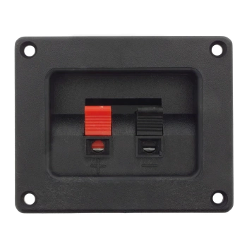 Gniazdo kolumnowe prostokątne, zacisk głośnikowy 2 pin