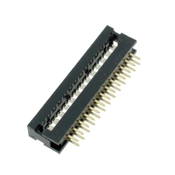 Przejście IDC taśma-PCB 26 styków, raster przewodów 1,27 mm, do wlutowania, Z-LPV26
