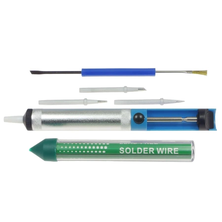 Stacja lutownicza ZD-98 z zestawem akcesoriów. Praktyczny zestaw lutowniczy do domowego warsztatu.