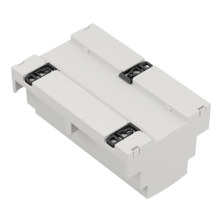 Obudowa modułowa na szynę DIN ZD1008J, 89,8 × 142,8 × 65,2 mm, ABS, szara, Kradex