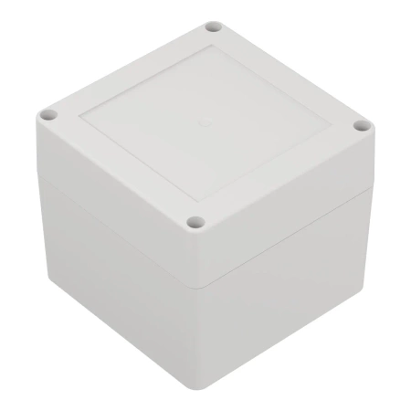 Obudowa hermetyczna ZP105.105.90JH, 105 × 105 × 89,8 mm, ABS, jasnoszara, Kradex