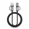 Kabel USB-C - USB-C, 240 W, 1 m, czarny, Miccell, VQ-D145