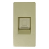 Gniazdo RJ45 Ethernet Cat6 złoty, moduł 1/2 do ramki Tawoia Glass