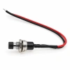 Przycisk chwilowy PBS-110 zwierny OFF-(ON), 1 A 250 V, otwór 7 mm, przewody 10 cm, czarny