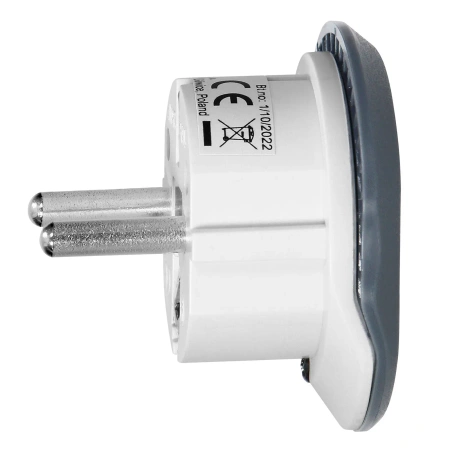 Adapter podróżny Virone TA5 Go To Europe 230V 13A – przejściówka europejska E/F z gniazdem uniwersalnym