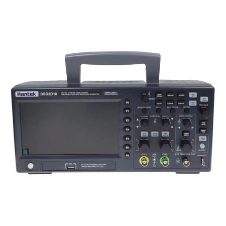Oscyloskop dwukanałowy 2x100MHz z generatorem HANTEK DSO2D10