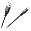 Kabel USB-A - micro USB, 2 m, czarny, Rebel
