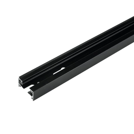 Zestaw oświetlenia szynowego: 4 reflektory LED 5W, 2m szyny + akcesoria, czarny