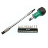 Wkrętak giętki z uchwytem i zestawem bitów, Proskit 1PK-201