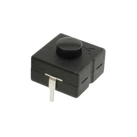 Przełącznik bistabilny ON/OFF 1A, 30V (przełącznik latarkowy) 12x12mm 112D