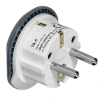 Adapter podróżny Virone TA5 Go To Europe 230V 13A – przejściówka europejska E/F z gniazdem uniwersalnym