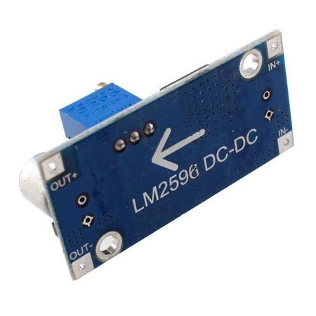 Przetwornica StepDown LM2596 DC-DC, 3A, 3-35V na 1.5-30V - obniżająca - do FPV