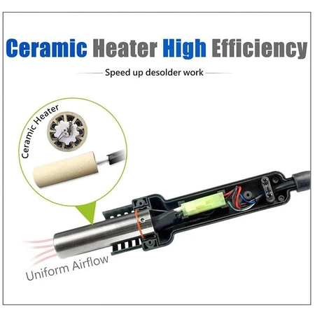 Stacja lutownicza hotair 600W + chwytak podciśnieniowy SMD, SS-956B Proskit