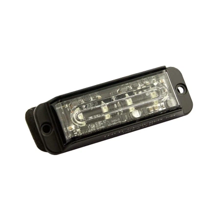 Lampa błyskowa LED do pojazdu, 20W, 4 LED, światło niebieskie, R65 R10, 12V/24V, LW0034