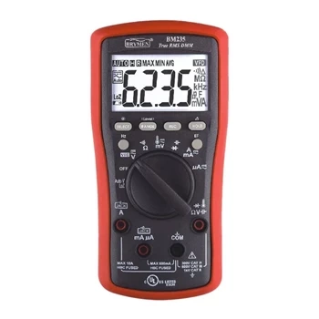 Multimetr cyfrowy TRMS 6000 wskazań, AutoV z niską impedancją, zakres mikroamperowy, CAT III 600 V, Brymen BM235
