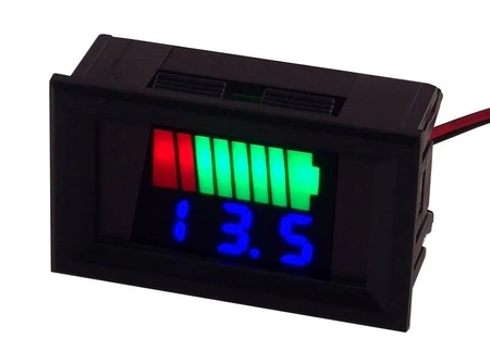 Wskaźnik naładowania 8-80V, woltomierz DSN VQ128