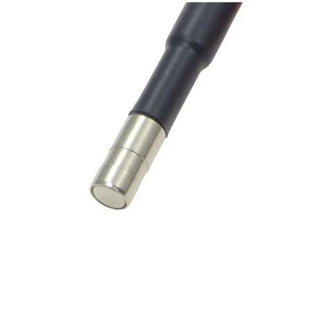 Adapter - gniazdo izolowane z tuleją 4mm / styk magnetyczny 6mm czarny