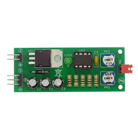 Dwustanowy sterownik serwomechanizmu - zlutowany KIT AVT 1605