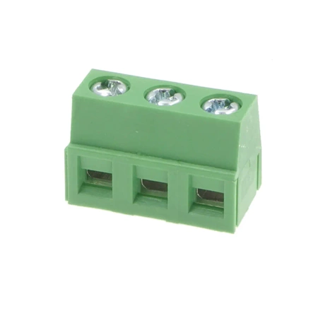 Złącze śrubowe 3 pola, raster 5, h=8.1mm kątowe