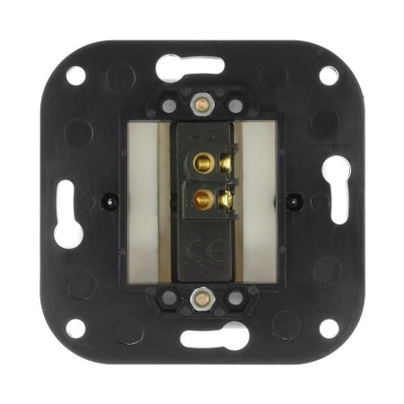 Włącznik dzwonkowy ceramiczny, okrągły podtynkowy biały Ceramic Loft