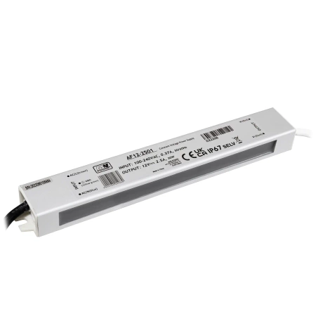 Zasilacz impulsowy 12 V DC, 2,5 A, 30 W, IP67, do zastosowań zewnętrznych