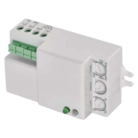 Mikrofalowy czujnik ruchu PIR MW 1200 W biały, IP20, EMOS G1210