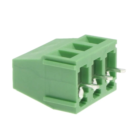 Złącze śrubowe do druku, 3 pola, raster 5mm, wysokość 14,1mm, 300V / 10A, 2,5mm², PA66, Degson DG128