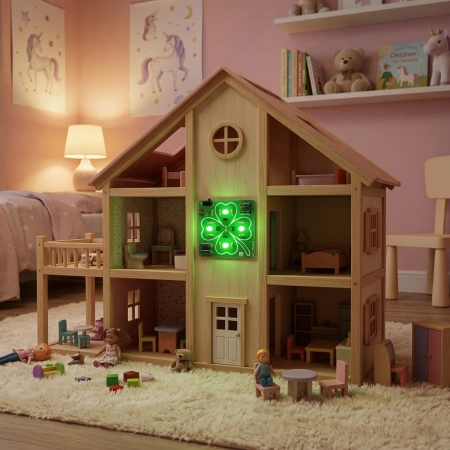 Czterolistna koniczynka LED. Zestaw DIY do nauki lutowania AVT EDU623