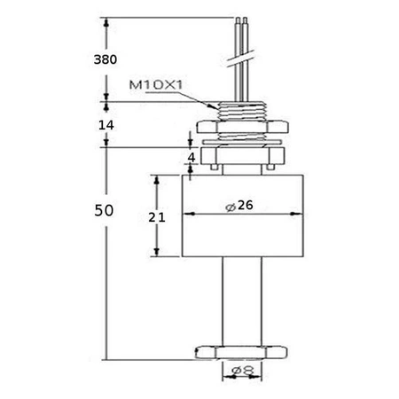 Magnetyczny czujnik poziomu cieczy CMW90