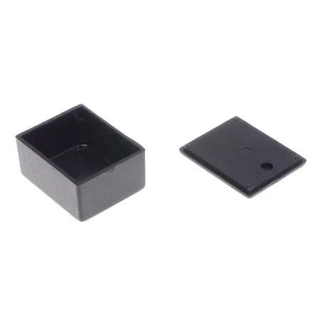 Obudowa uniwersalna KM-04, 25,5 × 20,4 × 13,5 mm, ABS, czarna, z panelami bocznymi, Maszczyk