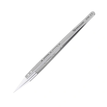 Pęseta ceramiczna SM-11, prosta, antystatyczna, odporna do 480°C, Mechanic