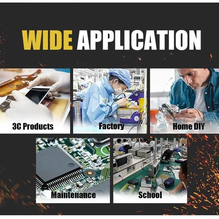 Stacja lutownicza z odsysaczem i dodatkową lutownicą Proskit SS-988B