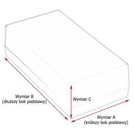 Obudowa modułowa na szynę DIN Z103, 34,4 × 88,8 × 62,8 mm, ABS V0, czarna, Kradex