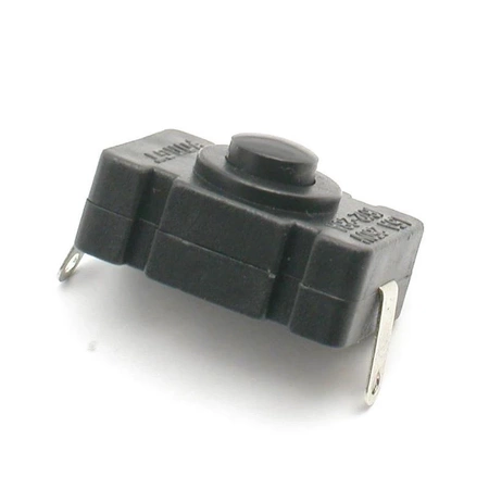 Przełącznik bistabilny ON/OFF 1A, 30V (przełącznik latarkowy) 12x18mm