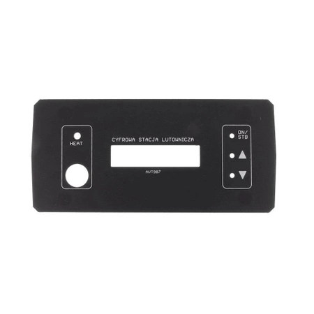 Cyfrowa stacja lutownicza RL1 - panel czołowy do projektu AVT 987
