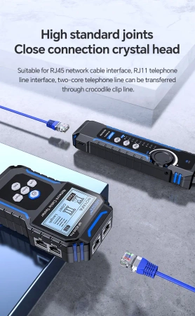 Profesjonalny tester kabli sieciowych, Tester LAN Noyafa NF-8209 PRO