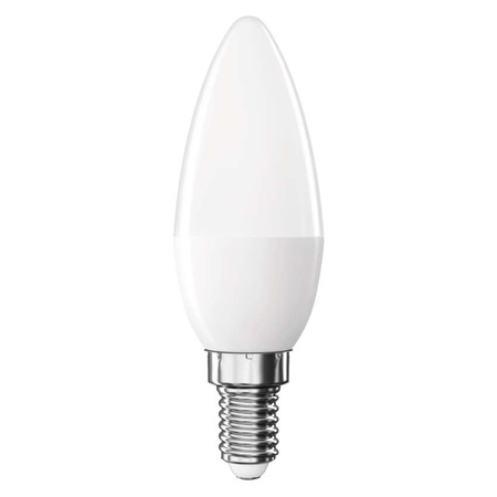 Żarówka LED E14 świeczka, 5,5 W, odpowiednik 40 W, neutralna biel, 470 lm, EMOS ZAR-E-ZL3F23