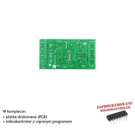 Sterownik elektrozamka furtki 6-12 VAC / 8-15 VDC - PCB i mikroprocesor do projektu AVT 1919