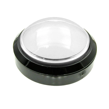 Przycisk arcade BIG Push monostabilny biały, LED 12 V, 3 A / 250 V, PRZEL606
