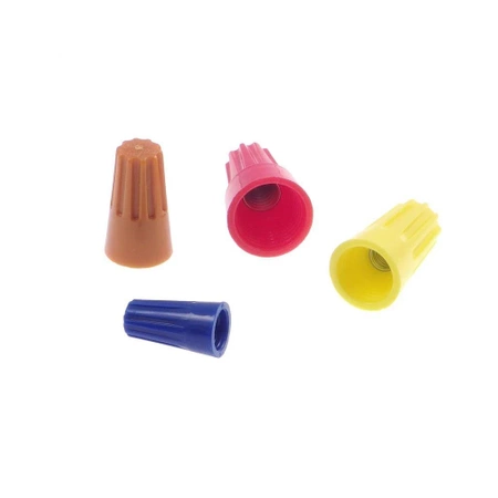 Złącze elektryczne nakrętka drutowa SP4 żółta